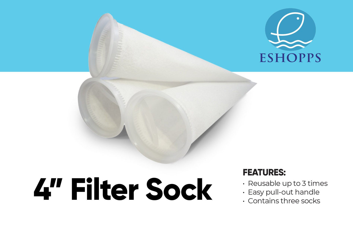 4" Filter Socks
300 micron