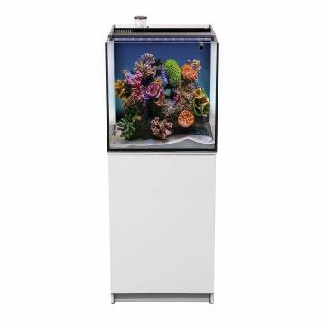 RECIFE ECO ALL-IN-ONE AQUARIUM WITH REEF READY LED LIGHT, PROTEIN SKIMMER, BACK FILTER BOX & STAND (SHIPS IN TWO BOXES)