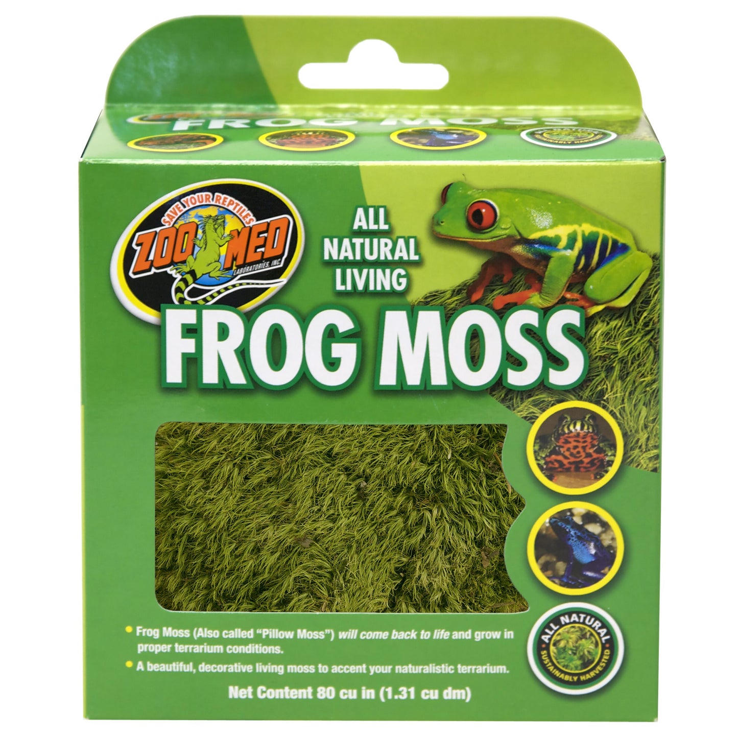 All Natural Frog Moss