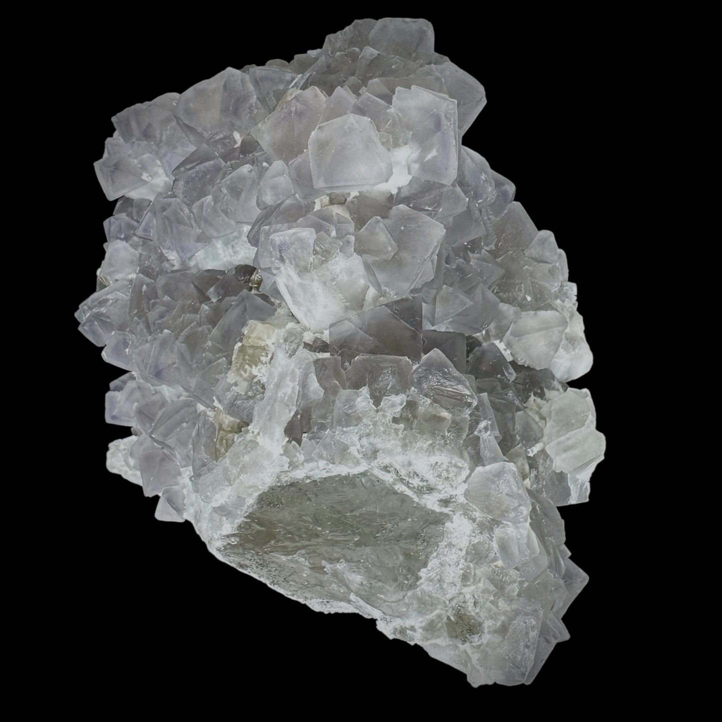 Fluorite on Candle Quartz