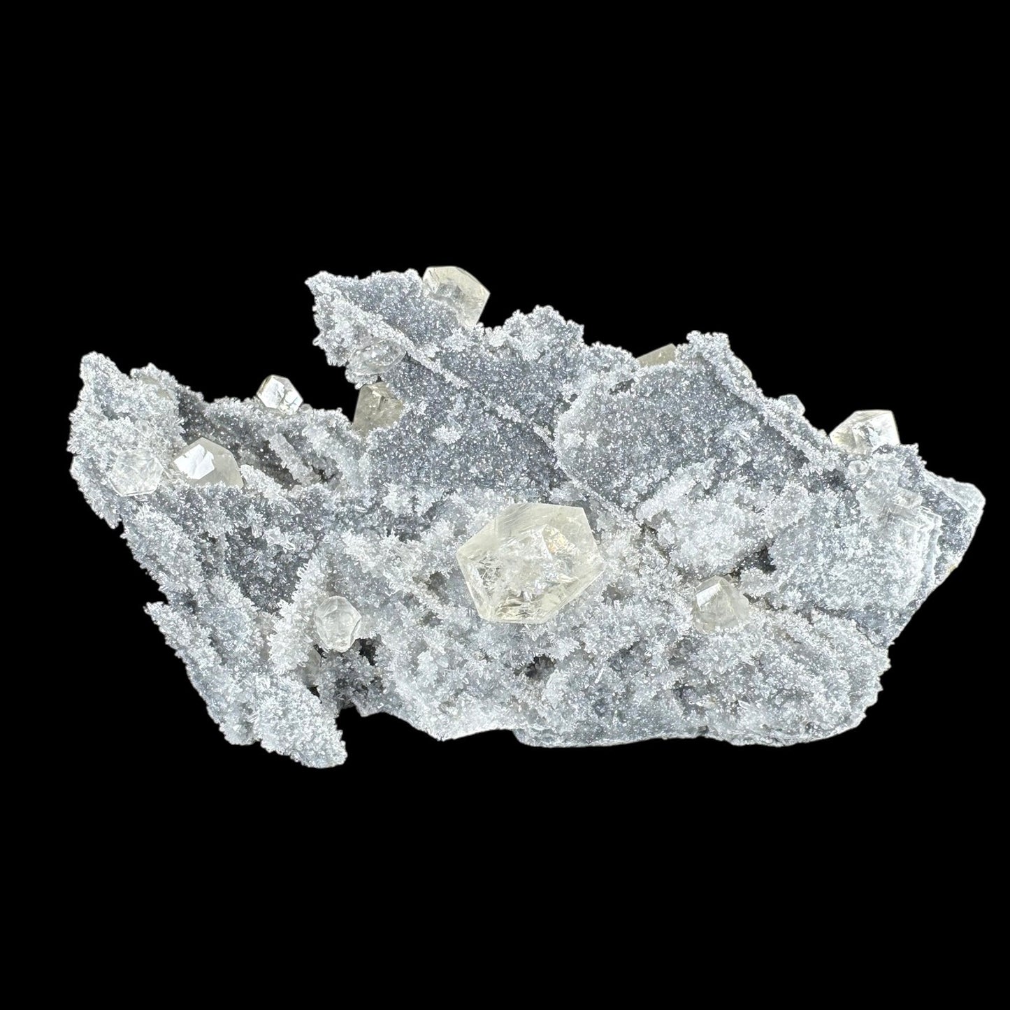 Sugar Quartz With Yellow Calcite