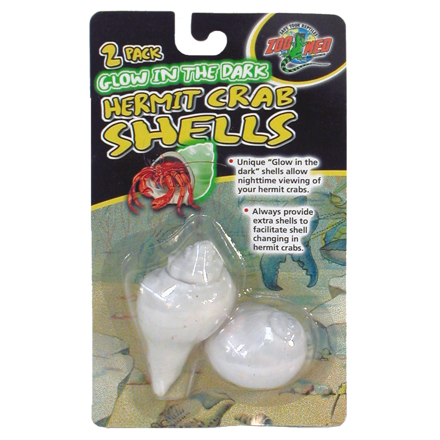 Hermit Crab Glow in the Dark Shells