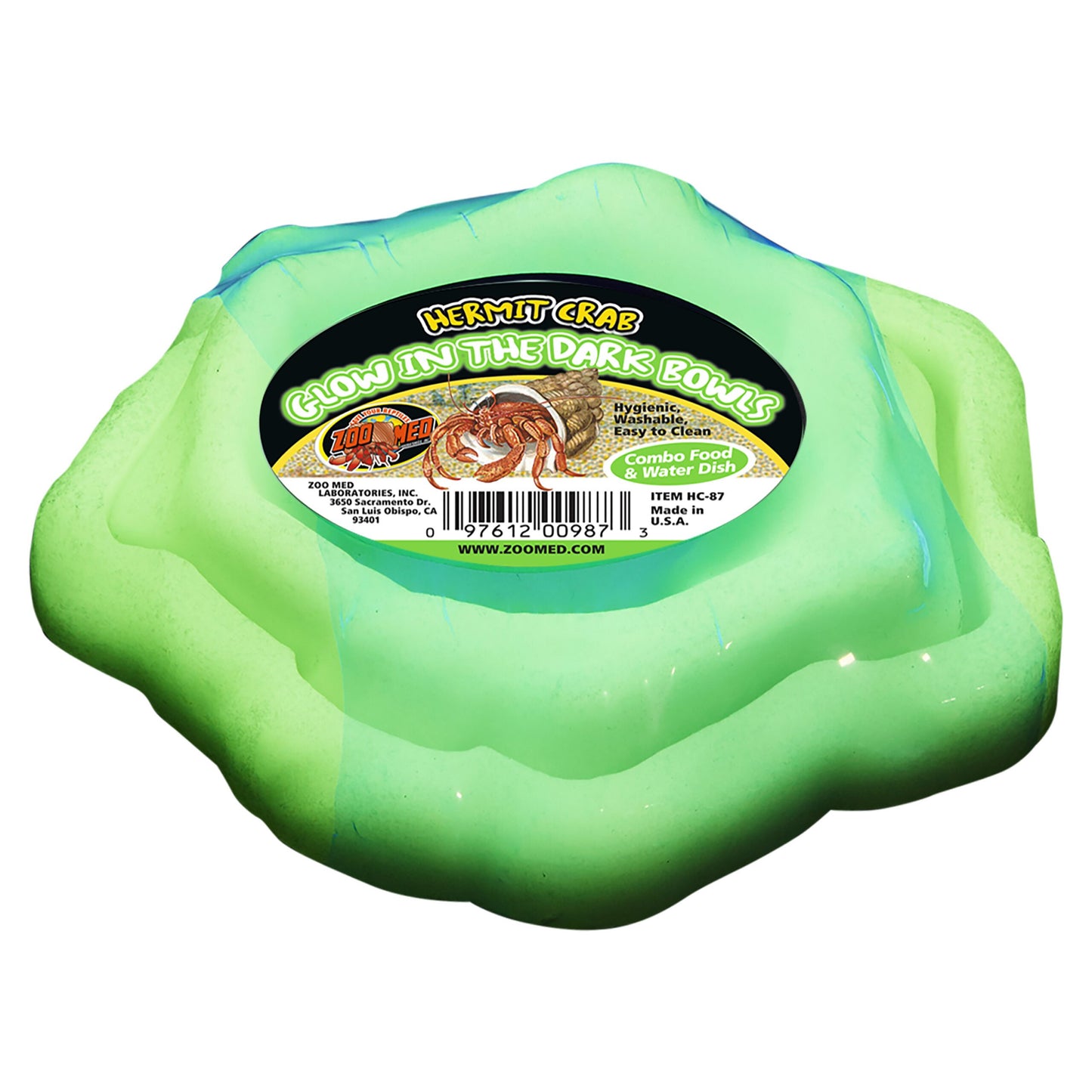 Hermit Crab Combo Bowl (Glow in the Dark)