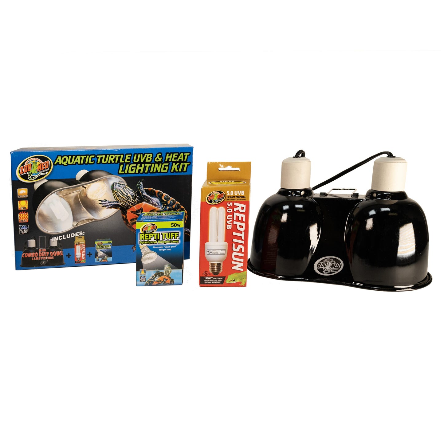 Aquatic Turtle UVB & Heat Lighting Kit