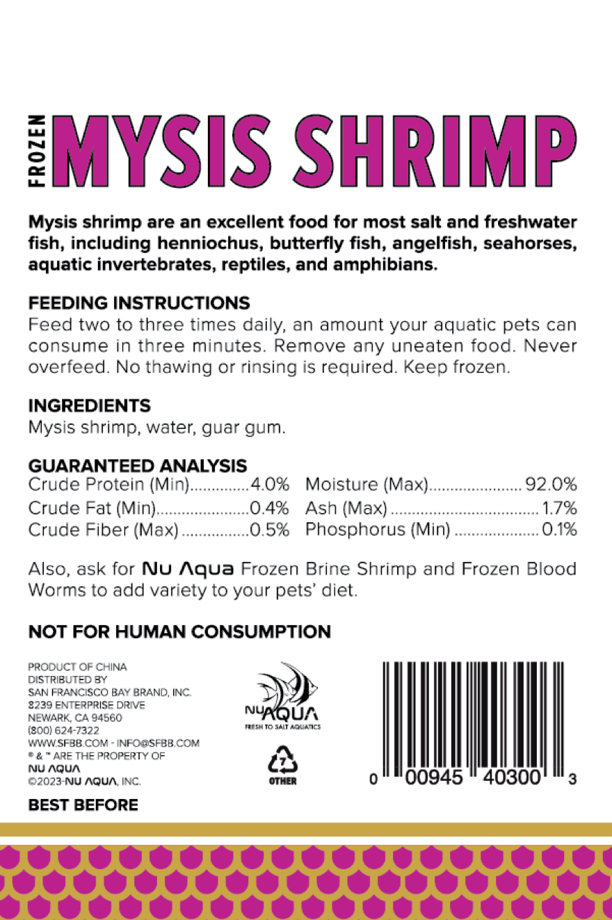 Nu Aqua Mysis Shrimp