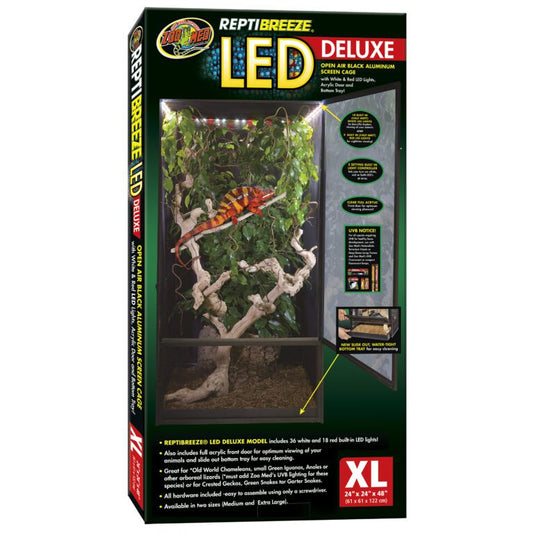 ReptiBreeze LED Deluxe Screen Cage