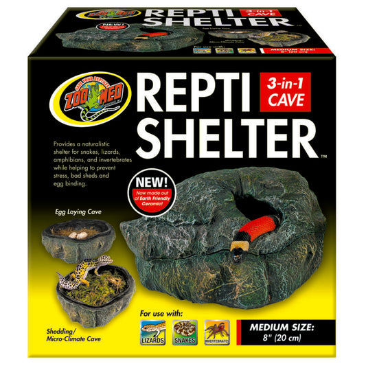 Repti Shelter 3 in 1 Cave (Now Ceramic!)