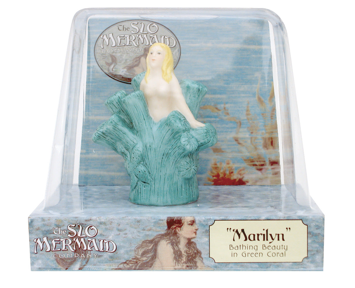 The Slo Mermaid - Bathing Beauty on Green Coral (Marilyn)