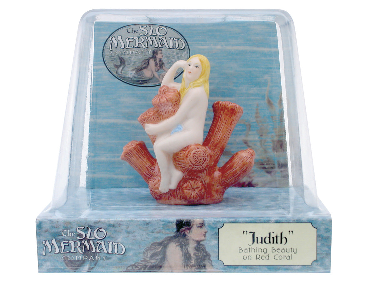 The Slo Mermaid - Bathing Beauty on Red Coral (Judith)