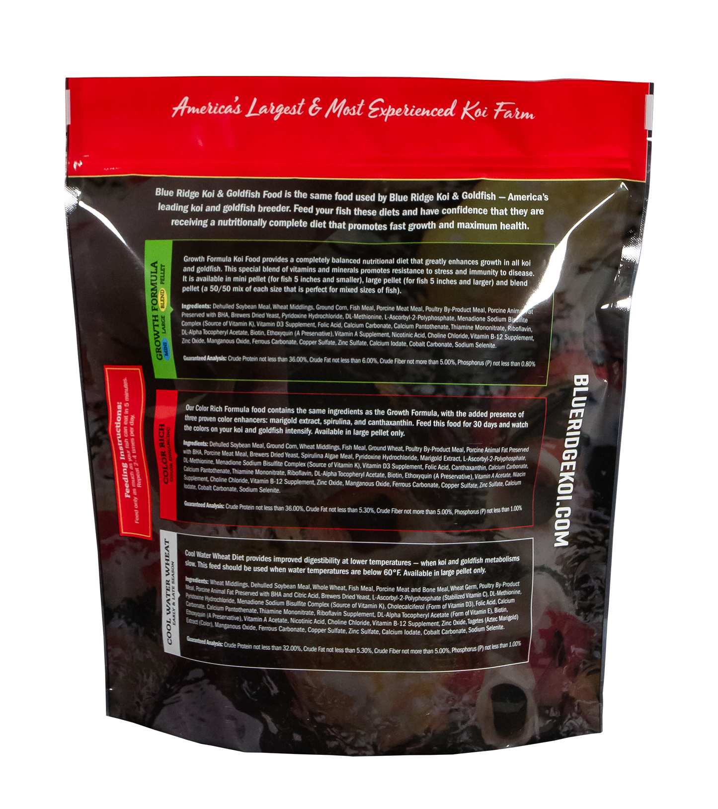Blue Ridge Fish Food - Growth Large Pellet