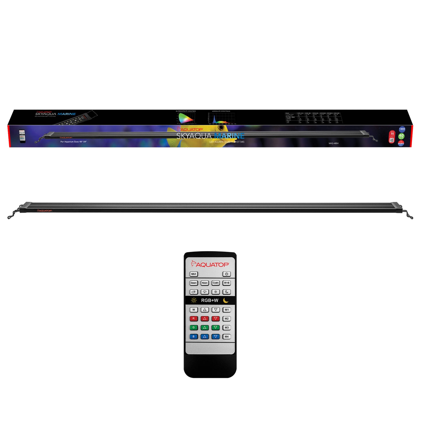 SKYAQUA MARINE SLIM LED WITH IR REMOTE SALTWATER AND REEF TANK LIGHTS