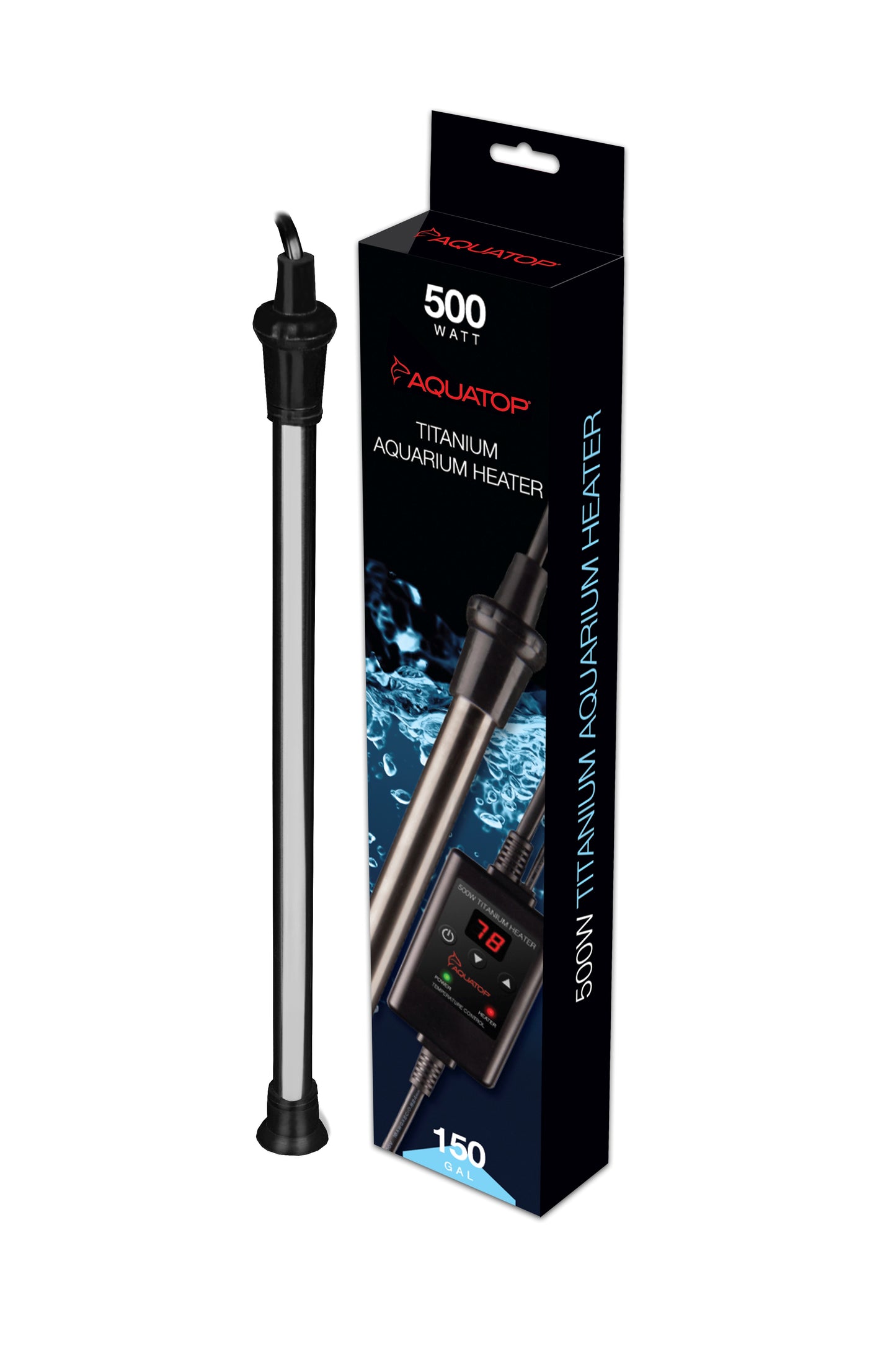 TH-C: TITANIUM HEATERS WITH INLINE SINGLE DIGITAL CONTROLLER