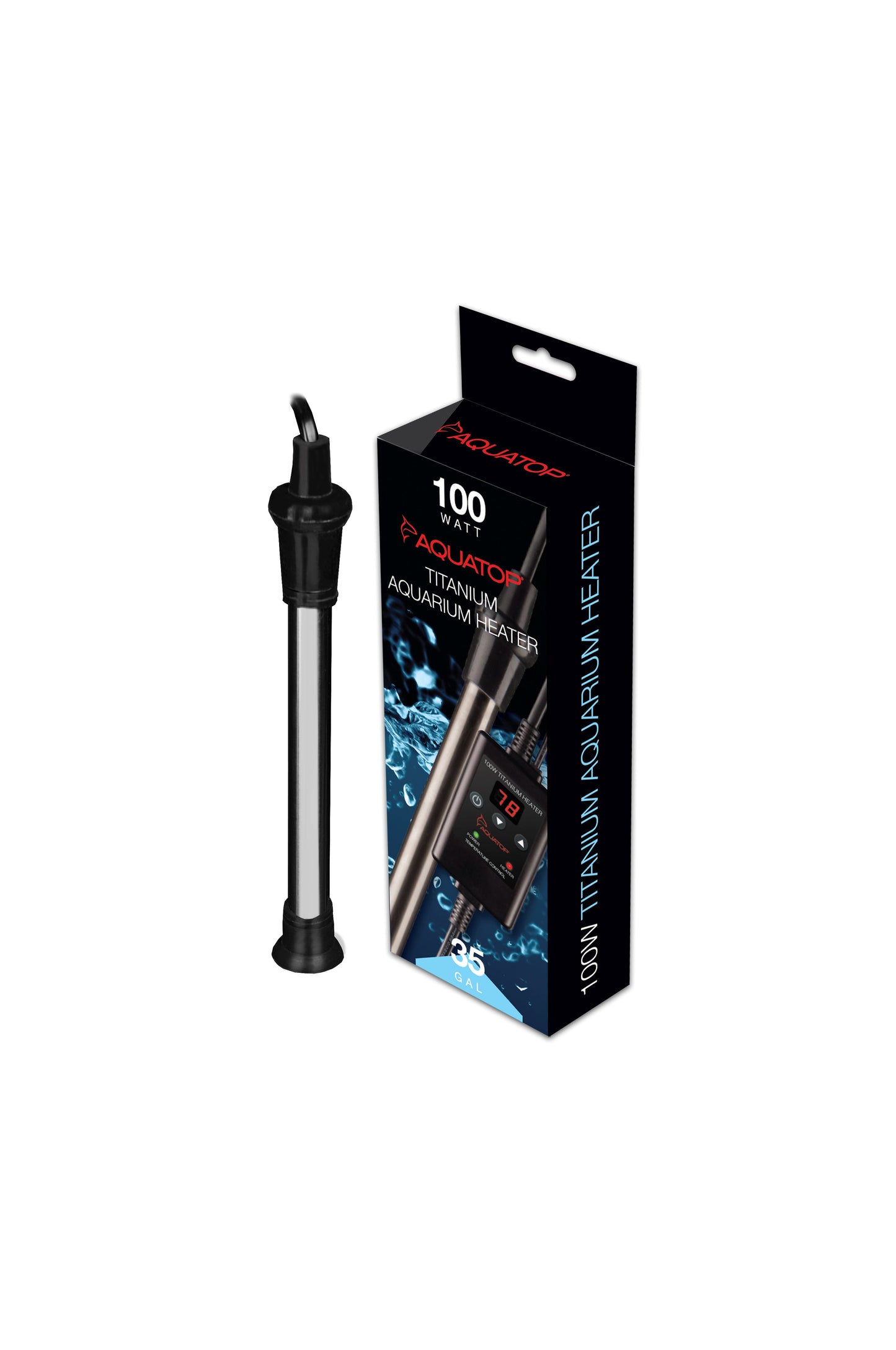 TH-C: TITANIUM HEATERS WITH INLINE SINGLE DIGITAL CONTROLLER