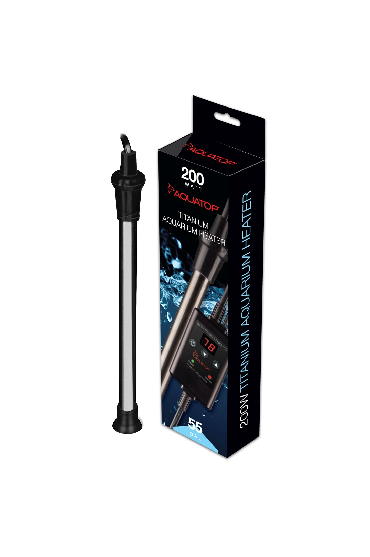 TH-C: TITANIUM HEATERS WITH INLINE SINGLE DIGITAL CONTROLLER