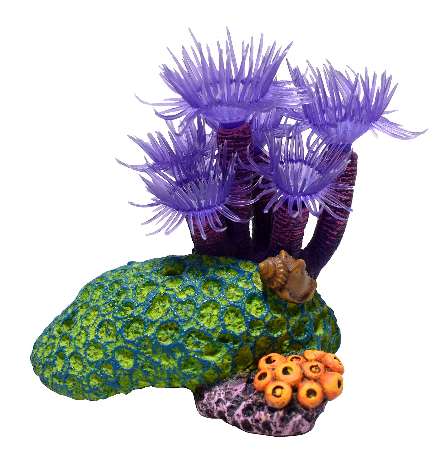 3.5" Coral W/Zenia Resin Ornament - Map Price $13.29