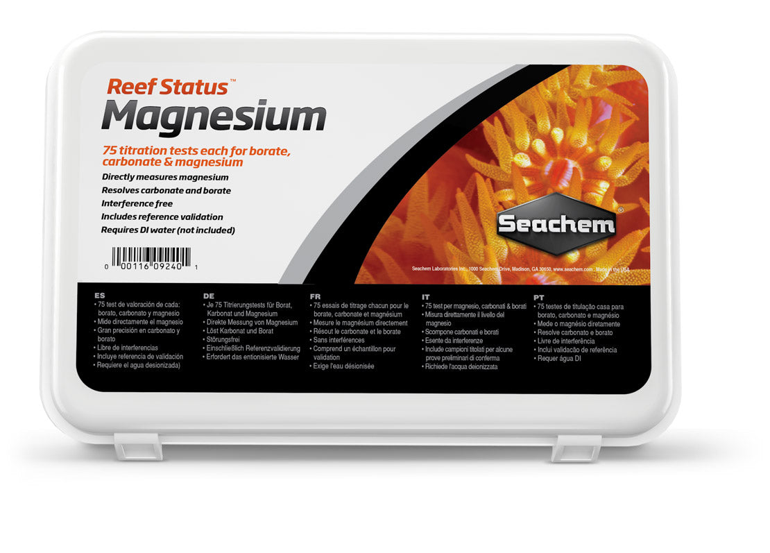 Reef Status: Magnesium Carbonate & Borate