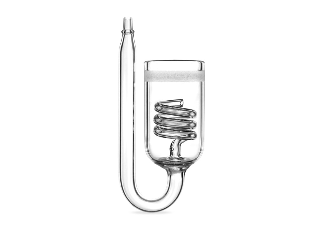 Glass Bubble Counting Spiral Diffuser - Pollen