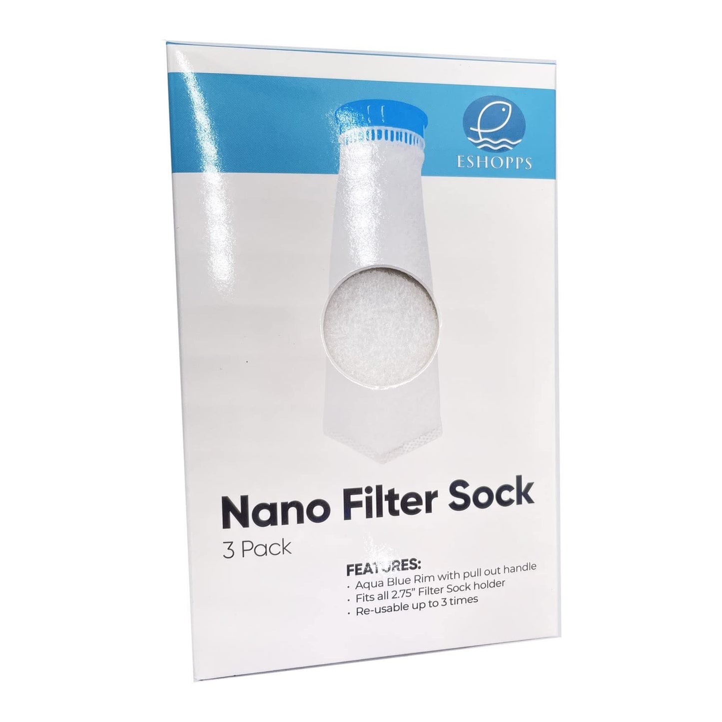Nano Filter Sock 300 microns: 2.75"x10