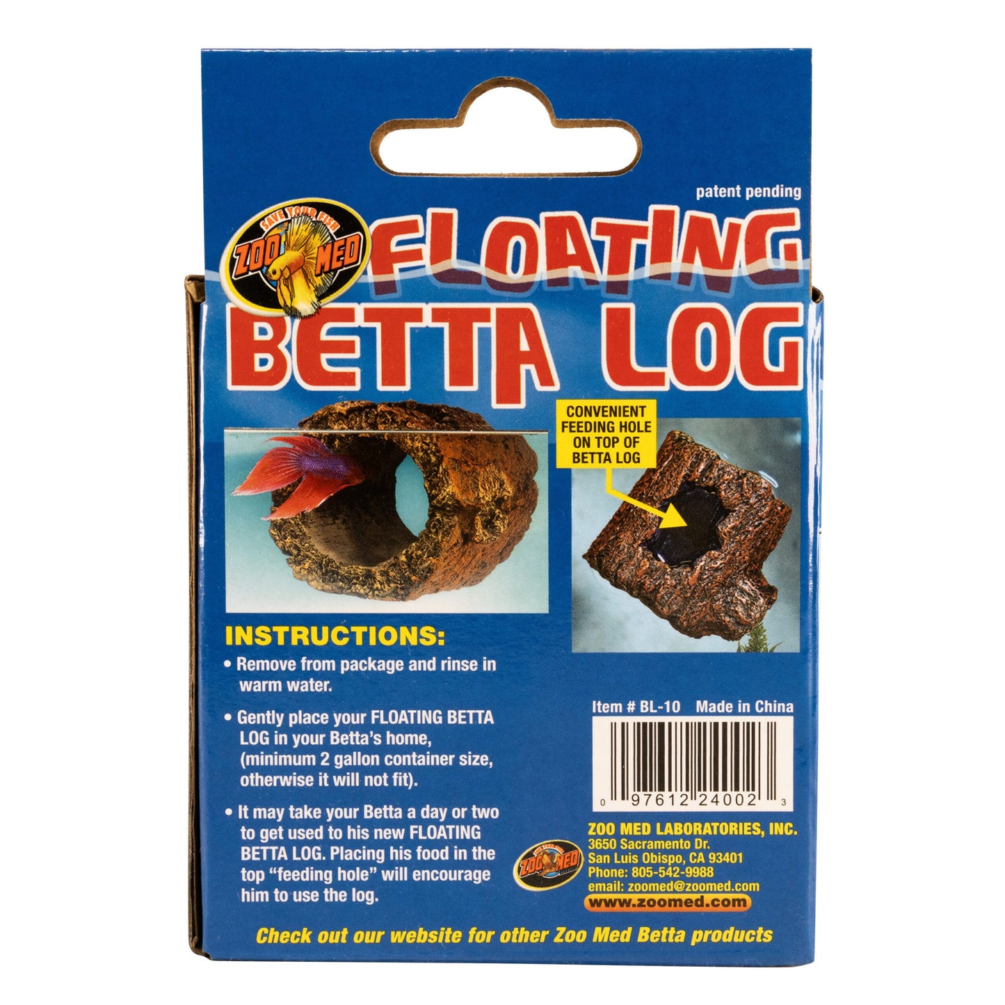 Betta Floating Log