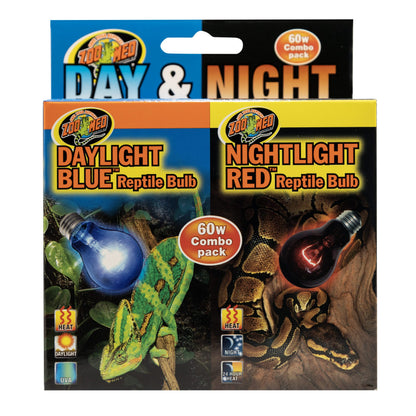 Day & Night Reptile Bulbs - Combo Pack