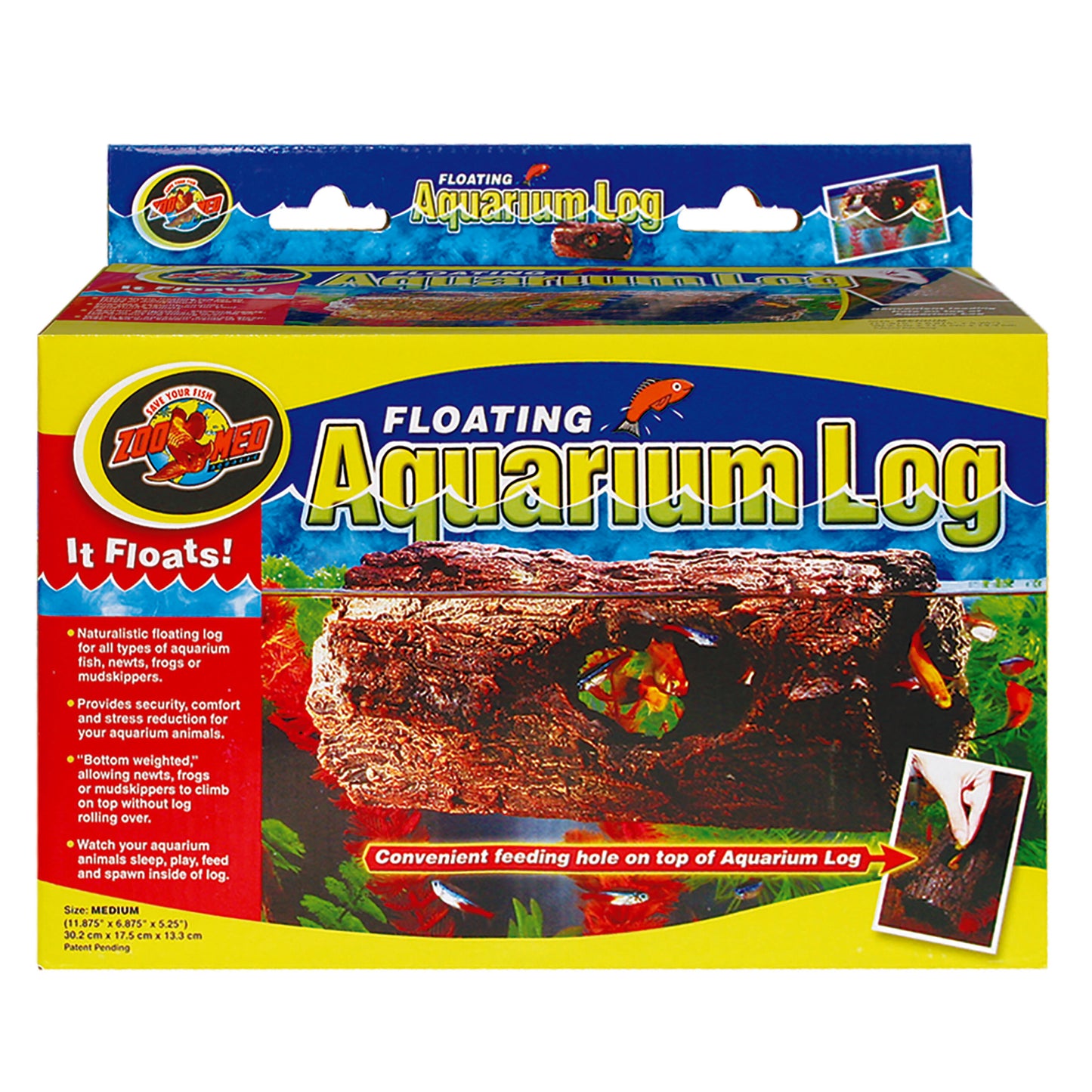 Floating Aquarium Log
