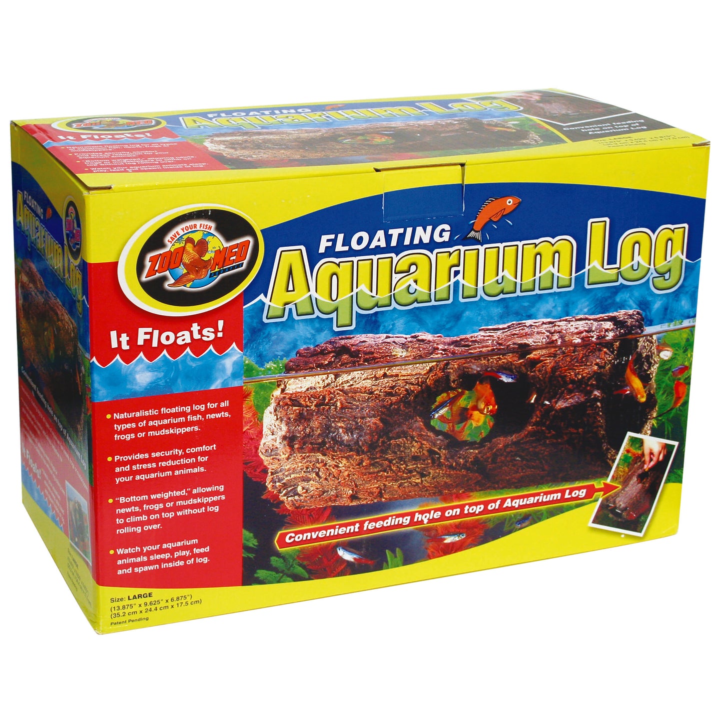 Floating Aquarium Log