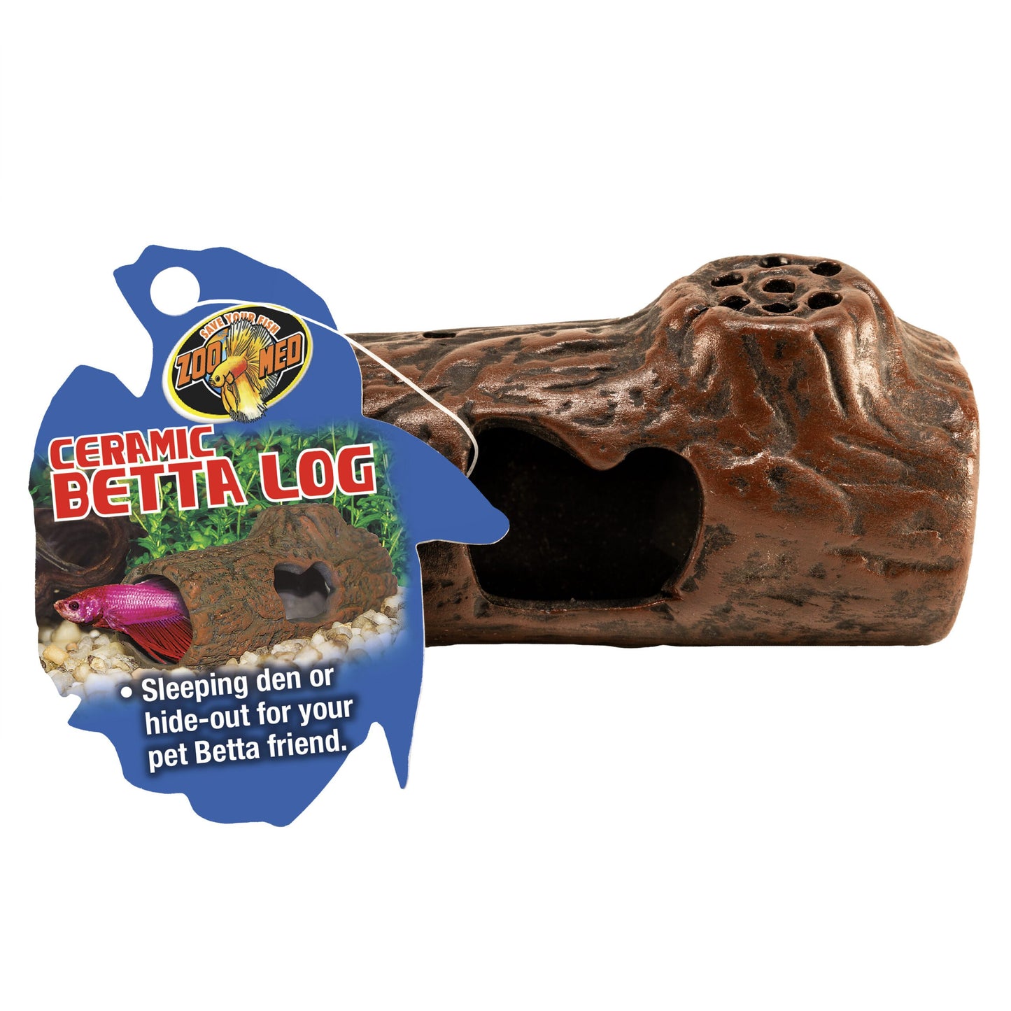 Betta Log - Ceramic Hide Log