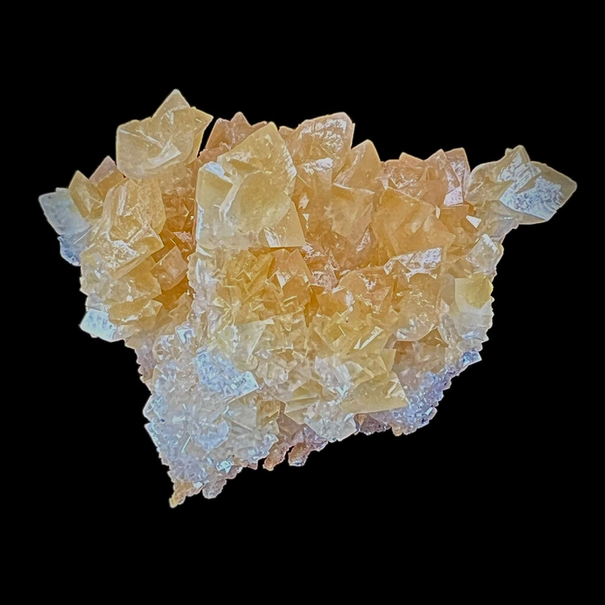 Orange Flower Calcite w/ UV