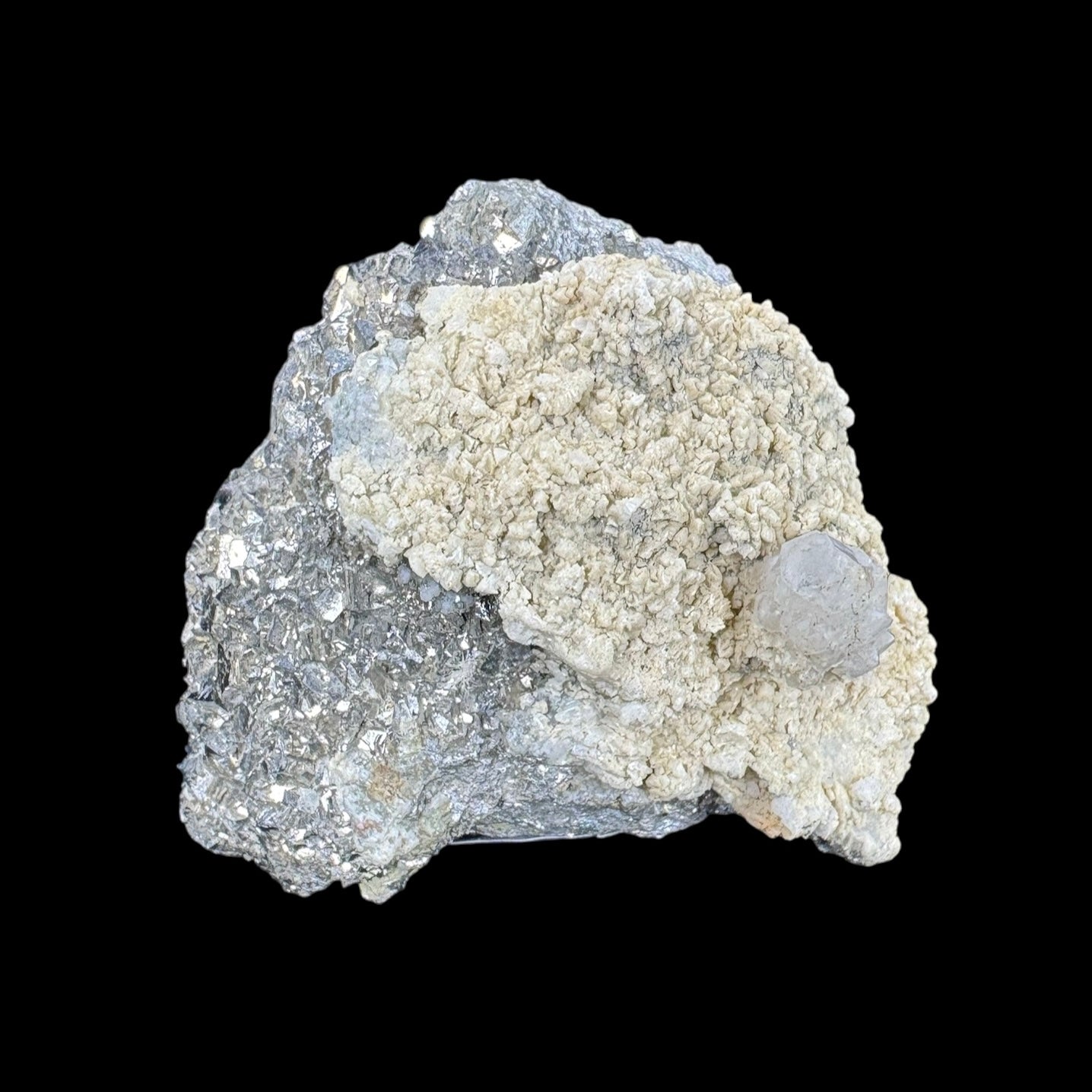 Calcite w/ Pyrite