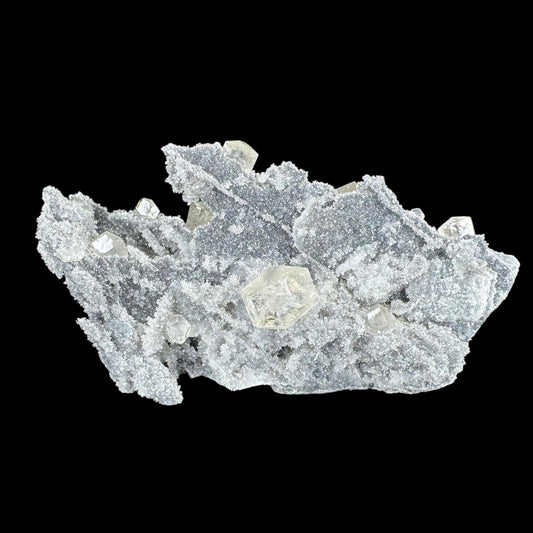 Sugar Quartz With Yellow Calcite