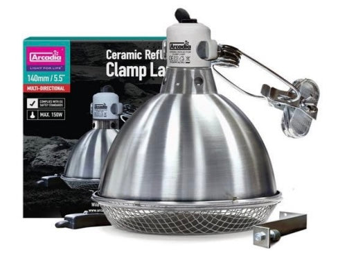Arcadia Reflector Clamp Lamp with Ceramic holder