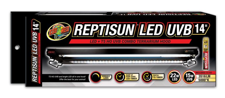 ReptiSun LED and T5 Hood with 5.0 Bulb