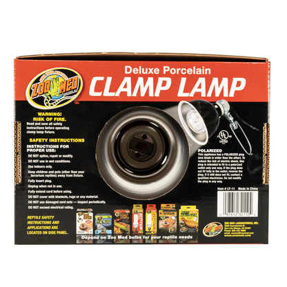 Deluxe Porcelain Clamp Lamp
