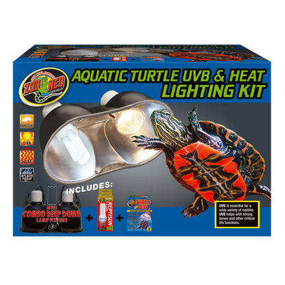 Aquatic Turtle UVB & Heat Lighting Kit
