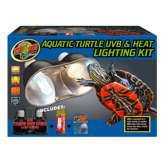 Aquatic Turtle UVB & Heat Lighting Kit