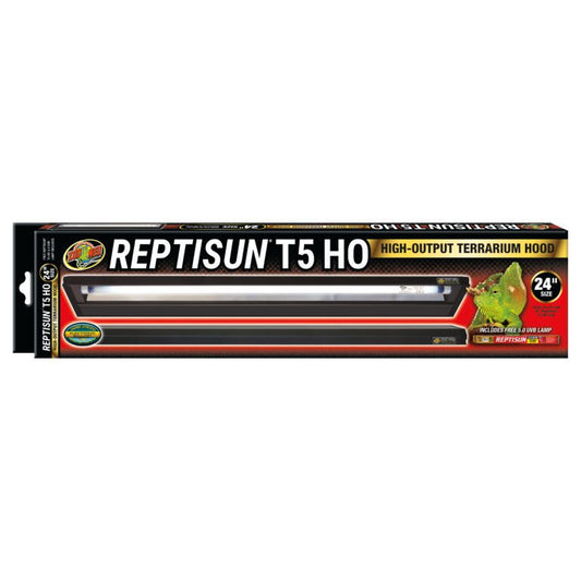 ReptiSun T5 HO Terrarium Hood with 5.0 Bulb