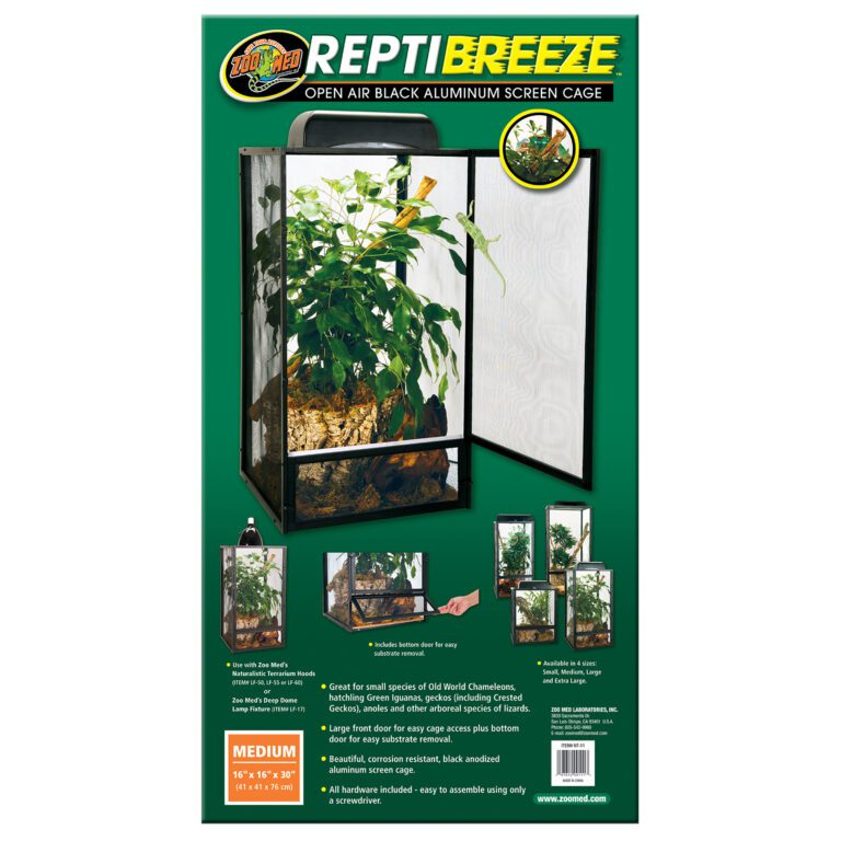 ReptiBreeze Aluminum Screen Cage