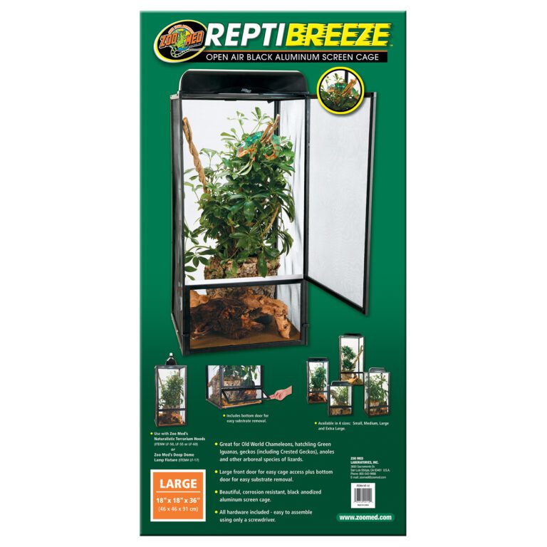 ReptiBreeze Aluminum Screen Cage