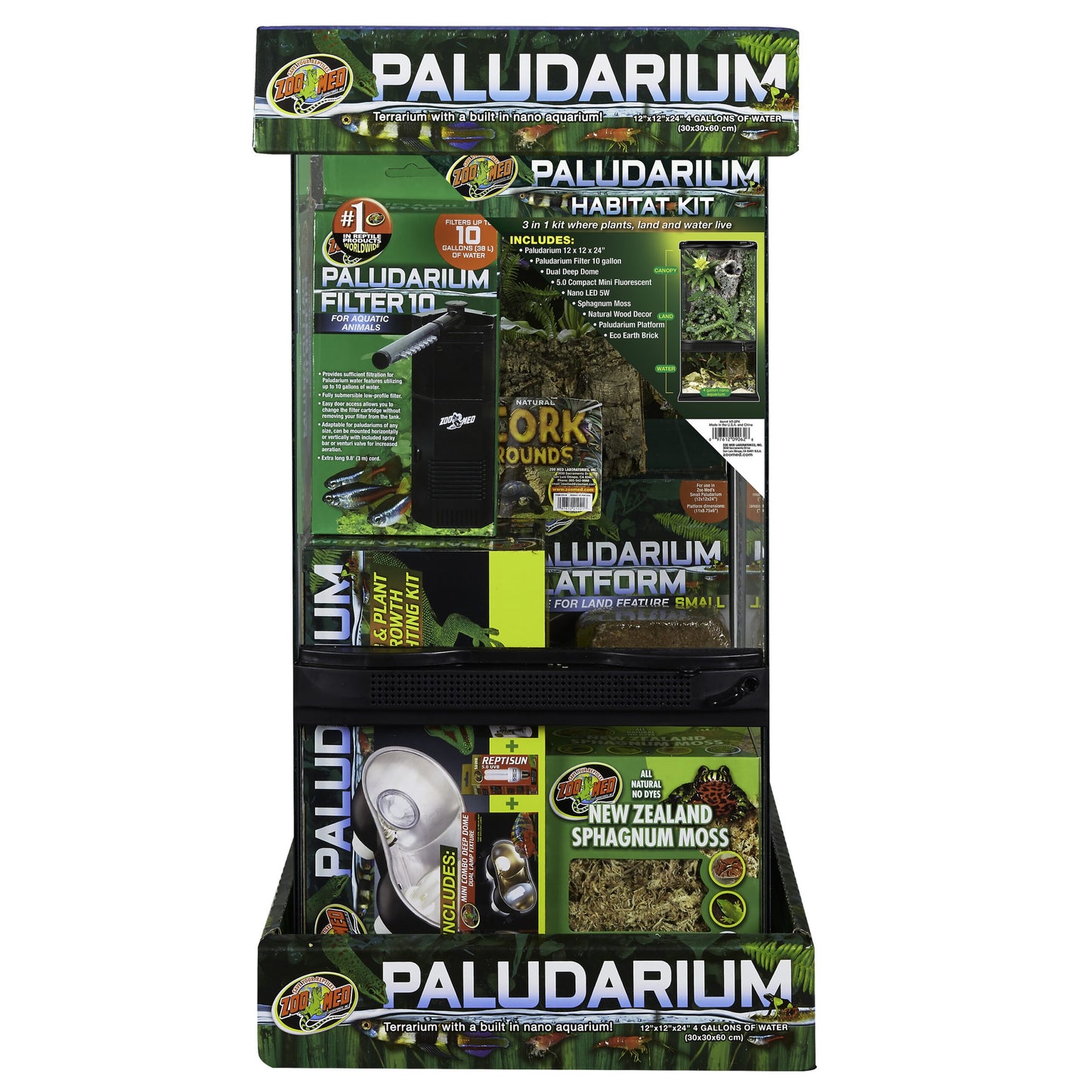 Naturalistic Terrarium Paludarium Habitat Kit