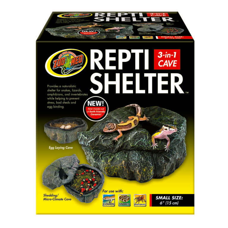 Repti Shelter 3 in 1 Cave (Now Ceramic!)