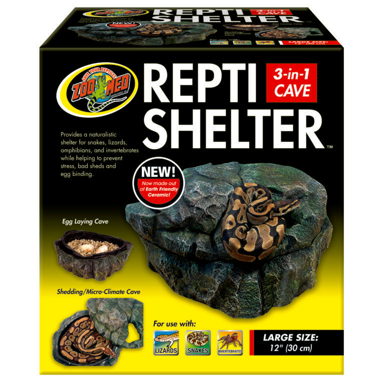 Repti Shelter 3 in 1 Cave (Now Ceramic!)