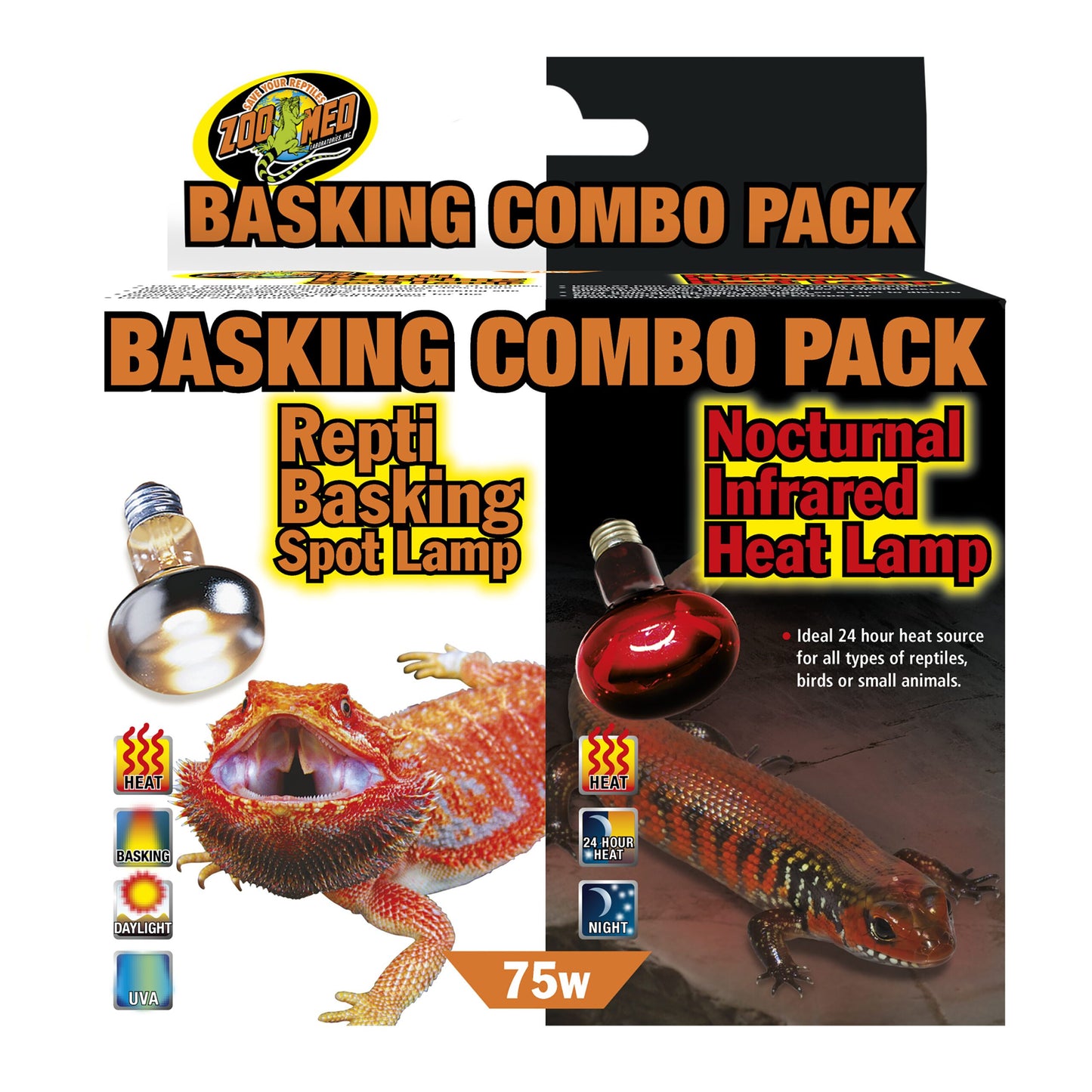 Basking Day & Night Lamps - Combo Pack