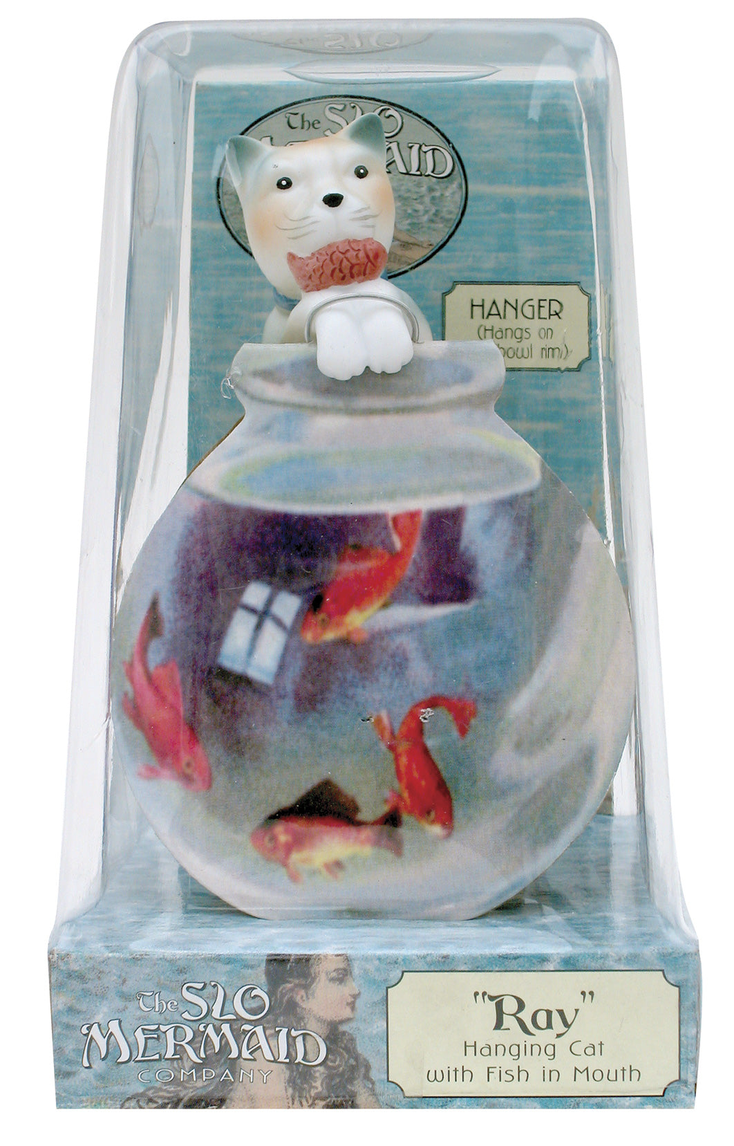 The Slo Mermaid - Hanging Cat with Fish (Ray)