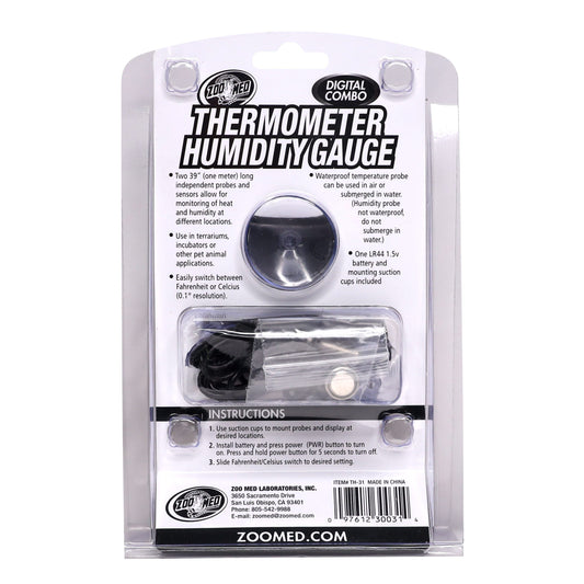 Digital Combo Thermometer/Humidity Gauge