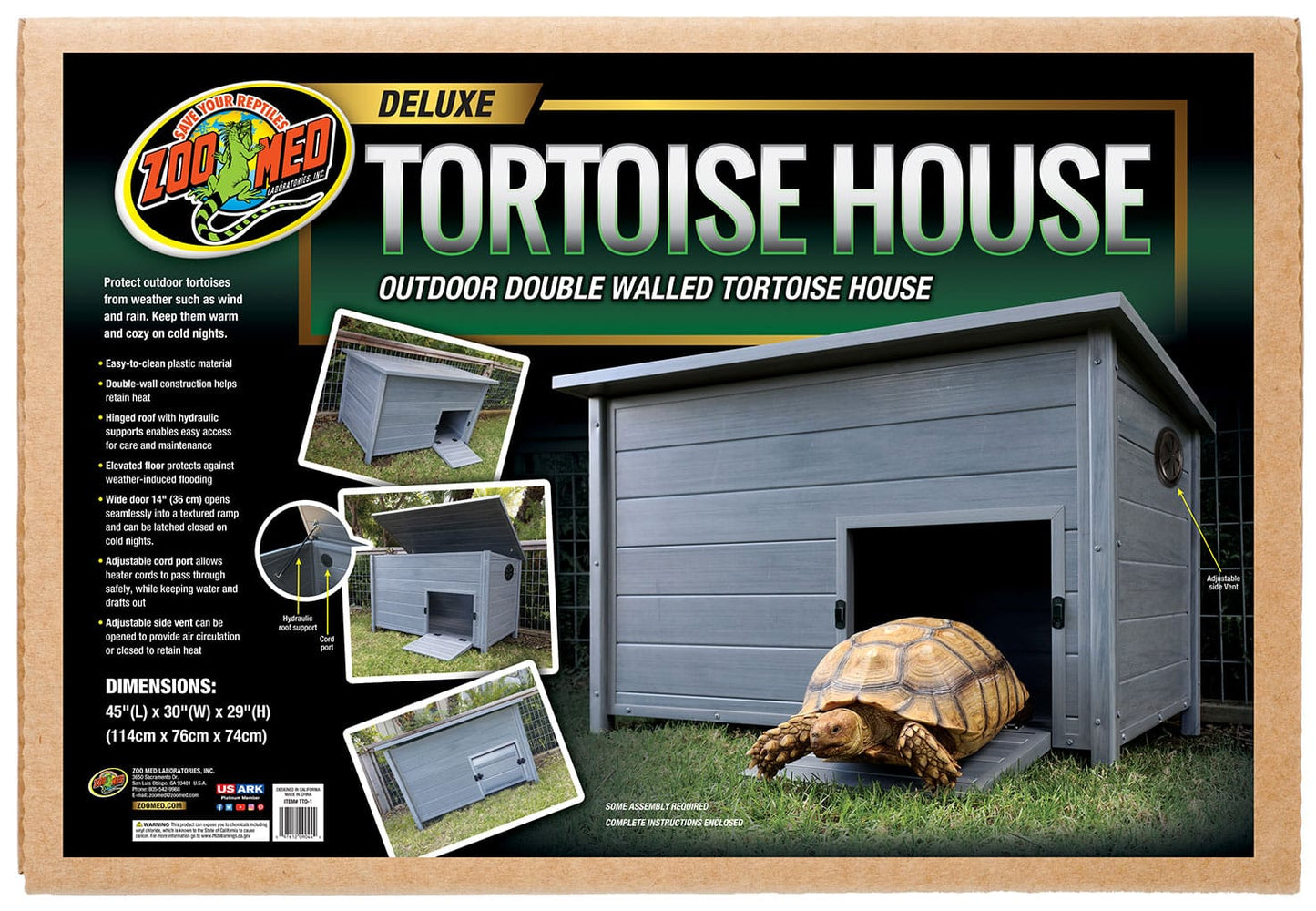 Deluxe Tortoise House