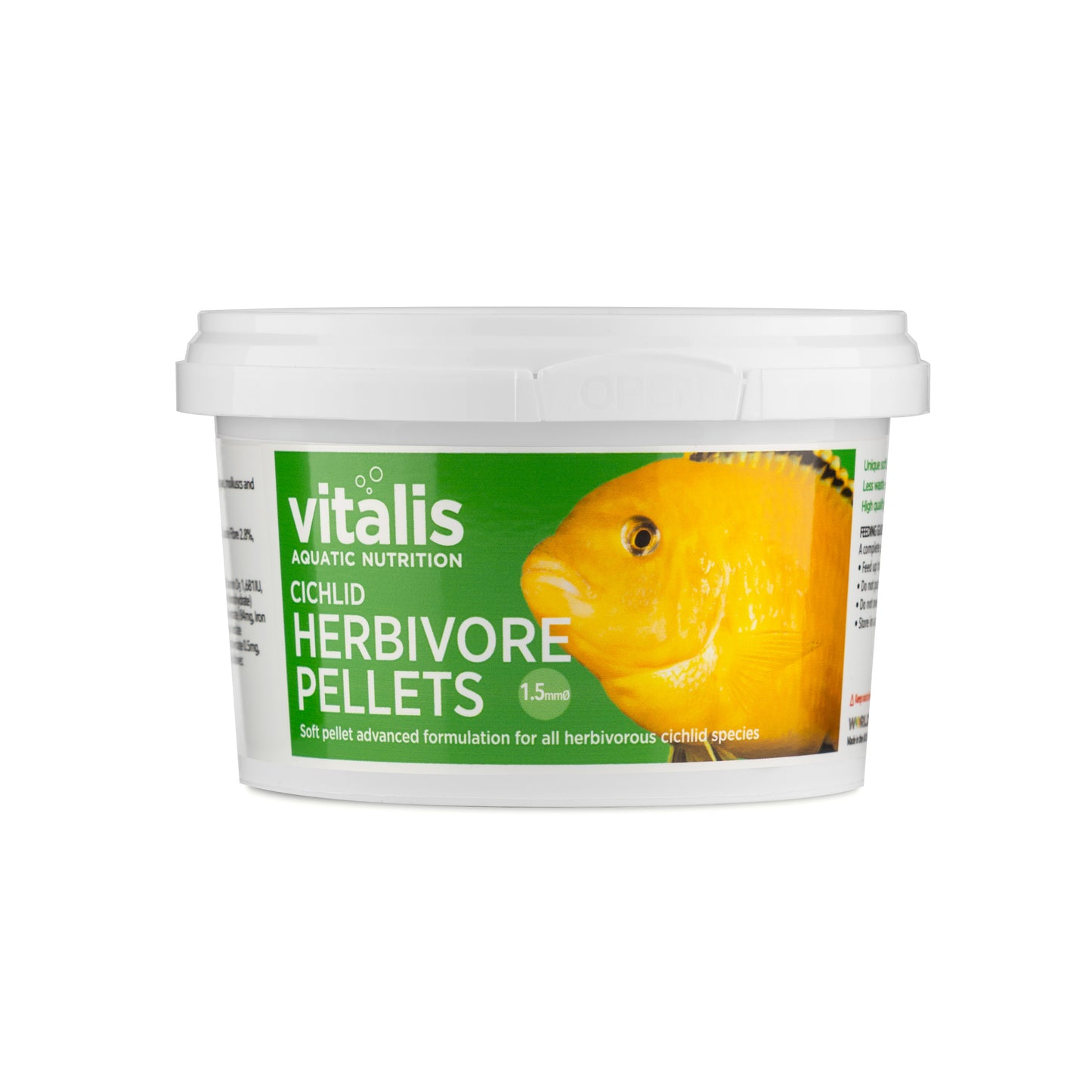Vitalis Cichlid Herbivore Pellets
