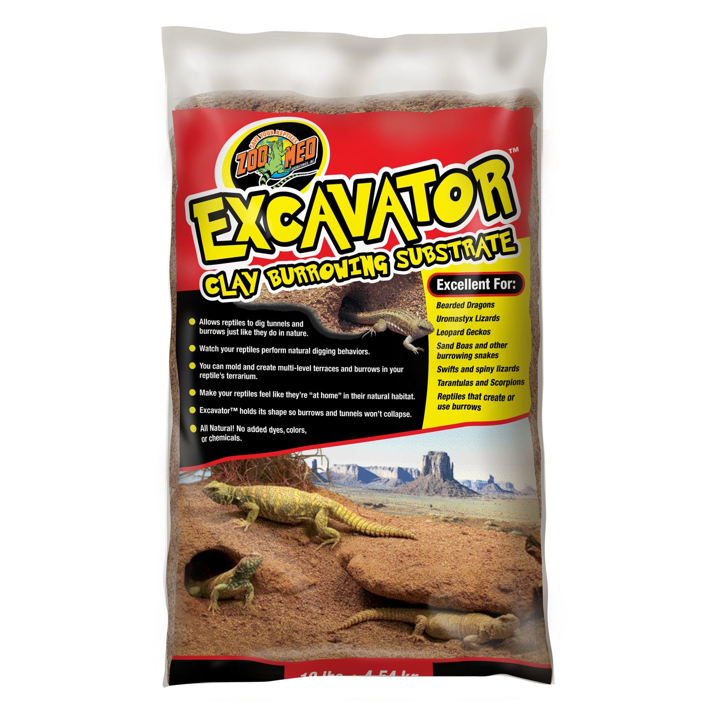 Excavator Clay Burrowing Substrate