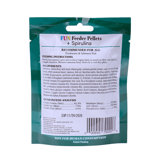 SFBB Fun Feeder Pellet w/ Spirulina