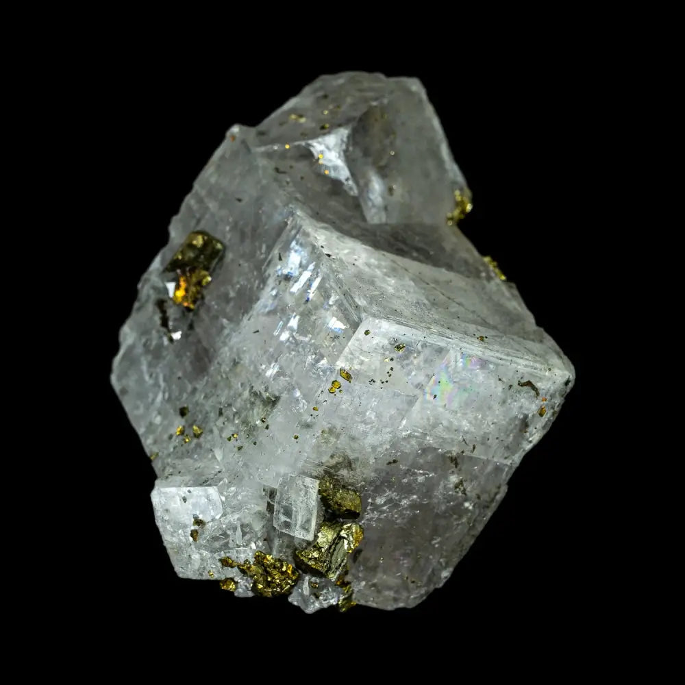 Iceland Spar With Chalcopyrite Wysiwyg