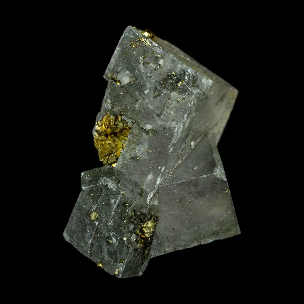 Iceland Spar With Chalcopyrite Wysiwyg